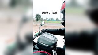 BMW VS TRAIN #BMWVSTRAIN #mumbaitokashi # #brhman #travel #keralabackwaters #bmw310gs #bmwmotorrad