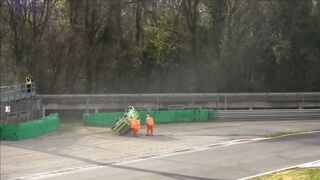 Challenge Ford MPM Sprint 2023. Race 2 Autodromo Nazionale Monza. Restart Leader Crash Flip