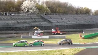 Challenge Ford MPM Sprint 2023. Race 2 Autodromo Nazionale Monza. Restart Leader Crash Flip