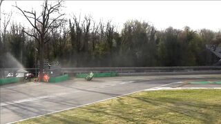 Challenge Ford MPM Sprint 2023. Race 2 Autodromo Nazionale Monza. Restart Leader Crash Flip