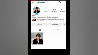 Thalapathy Vijay is on Instagram || LEVIX