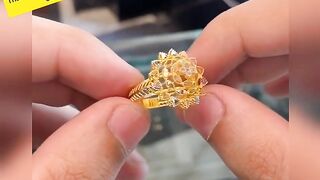 gold ring designs for women | new gold rings models | jewellery design images 2023