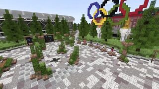 THE OLYMPIC GAMES | TRAILER | MINI GAMES | MINECRAFT BEDROCK 1.19.73