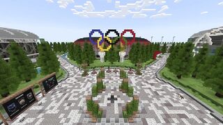 THE OLYMPIC GAMES | TRAILER | MINI GAMES | MINECRAFT BEDROCK 1.19.73