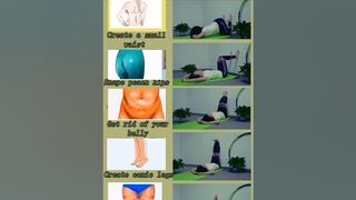 yoga pilates- reduce belly fat and#shorts