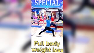 Special exercises to reduce the weight of the whole body #shortsfeed #yoga #weightloss