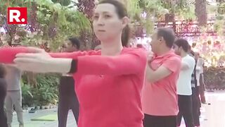 Siliguri: G20 delegates participate in Yoga session during ‘2nd G20 Tourism Group meeting' | WATCH