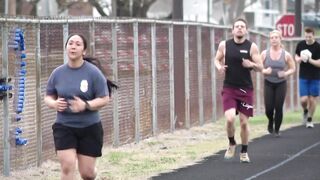 IMPD honors Officer Leath with Bre Workout Challenge