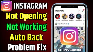 Instagram bug | How to fix Instagram app is not opening problem 2023 | Instagram auto back problem