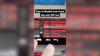 Pune to Mumbai train #travelvlog #travel #vairal #trading