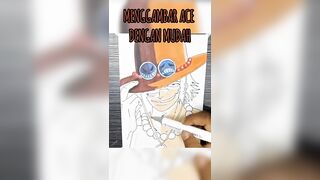 Mewarnai Ace Karakter Anime One Piece #ace #sabo #luffy #onepiece #anime #menggambar #mewarnai