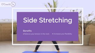 Side Bend Stretching | Stretches To Do Anywhere, Anytime | Yoga For Side Body Stretch | O'Coach