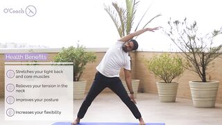 Side Bend Stretching | Stretches To Do Anywhere, Anytime | Yoga For Side Body Stretch | O'Coach