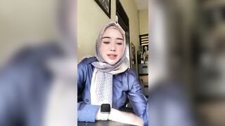 bunda hijab cantik live jualan baju banyak bonusnya try on haul brand shopping online part-417