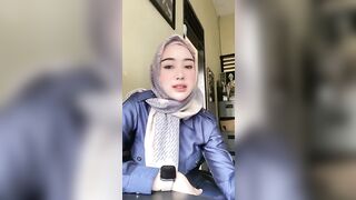 bunda hijab cantik live jualan baju banyak bonusnya try on haul brand shopping online part-417