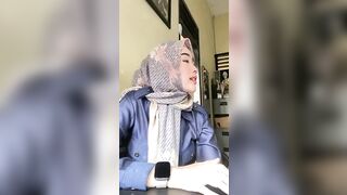 bunda hijab cantik live jualan baju banyak bonusnya try on haul brand shopping online part-417