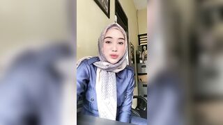 bunda hijab cantik live jualan baju banyak bonusnya try on haul brand shopping online part-417