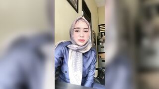 bunda hijab cantik live jualan baju banyak bonusnya try on haul brand shopping online part-417