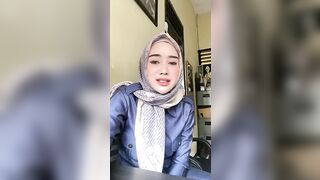 bunda hijab cantik live jualan baju banyak bonusnya try on haul brand shopping online part-417