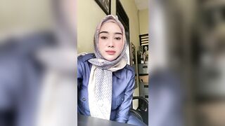 bunda hijab cantik live jualan baju banyak bonusnya try on haul brand shopping online part-417