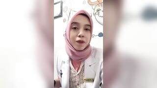 buk dokter hijab cantik live jualan baju banyak bonusnya try on haul brand shopping online part-419