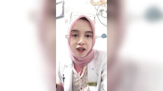 buk dokter hijab cantik live jualan baju banyak bonusnya try on haul brand shopping online part-419