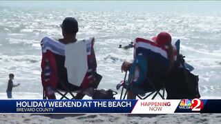 Central Florida residents, visitors heading to the beach for Easter weekend