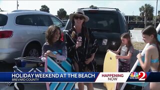 Central Florida residents, visitors heading to the beach for Easter weekend