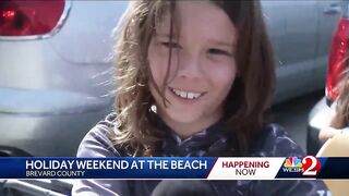 Central Florida residents, visitors heading to the beach for Easter weekend