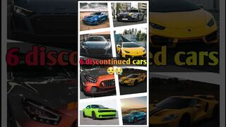 6 coolest DISCONTINUED super CARS we all love! shocking models! new versions? #aventador #dodge #AMG