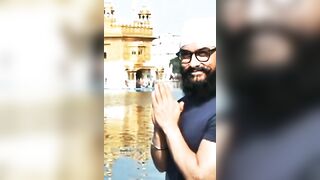 Wahe guru Wahe guru???? celebrity visit in golden temple #short