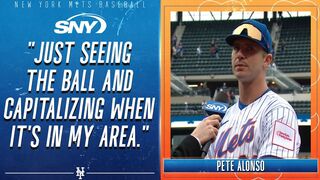 Pete Alonso on third HR in last two games: 'Just seeing the ball and capitalizing' | SNY