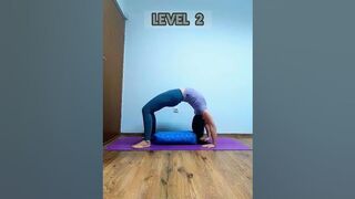 Йога - поза мост - йога за начинаещи #yoga #yogapractice #yogatutorial #йога #йогадома