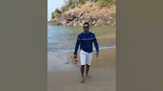 "Living the salt life." Goa Beach