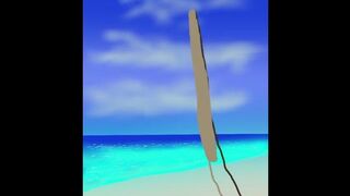 amazing cool sea beach digital painting | #shorts