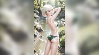 4K AI art 반실사 fairy bikini 룩북 LOOKBOOK [AI pictures]