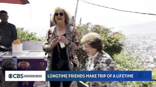 Longtime friends travel the world in 80 days at age 81