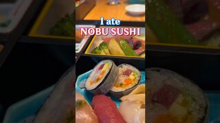 Nobu Sushi in Tokyo! #nobu #sushi #food #japan #travel