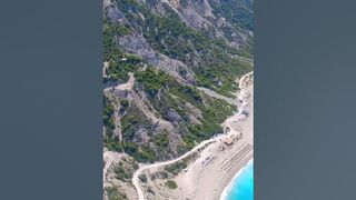 Gialos beach ???? Lefkada #travel #nature #greekbeach #greekisland #greece #lefkadabeaches #drone