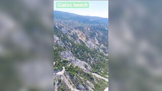 Gialos beach ???? Lefkada #travel #nature #greekbeach #greekisland #greece #lefkadabeaches #drone