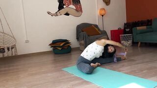 [줌마] 레깅스와 요가 - Naked Yoga classes, Stretching, Gymnastic #3014