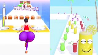 Juice Run VS Twerk Race - All Levels Gameplay Android,ios BEST GAME FOR 2022 Part 2