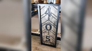 Home Address Sign #custom #homedecor #kitchen #sign #tiktok #trendingshorts #cnc #address