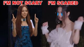 JISOO NOW SCARY! SHE GOT THE BIGGEST CHALLENGE IN FLOWER JACKET BEHIND 꽃