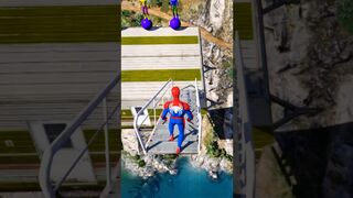 GTA 5 Epic Ragdolls/Spiderman Funny Compilation #80 (GTA5, Euphoria Physics, Funny Moments) #shorts