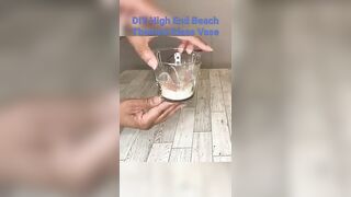 DIY High End Beach Themed Glass Vase #shorts