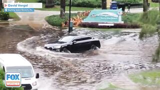 Heavy Rain Inundates Sunny Isles Beach in Southeast Florida