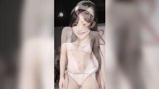 Crystal Bikinis on the Runway: AI-Generated Fashion Model Shines / 수정 스톤 비키니 런웨이: AI가 만든 패션 모델 빛나다