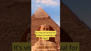 Incredible News from Egypt: Indians Get Visas on Arrival - Here's How! #travel #news #shorts #egypt