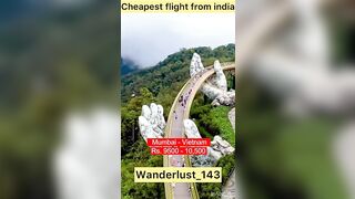 Cheapest flight ticket from india #famousplaces #wanderlust #travel #cheapflights #flightticketing